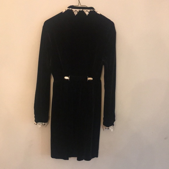 Maternite Black Velvet Size Small Adjustable Dress. - Picture 3 of 13